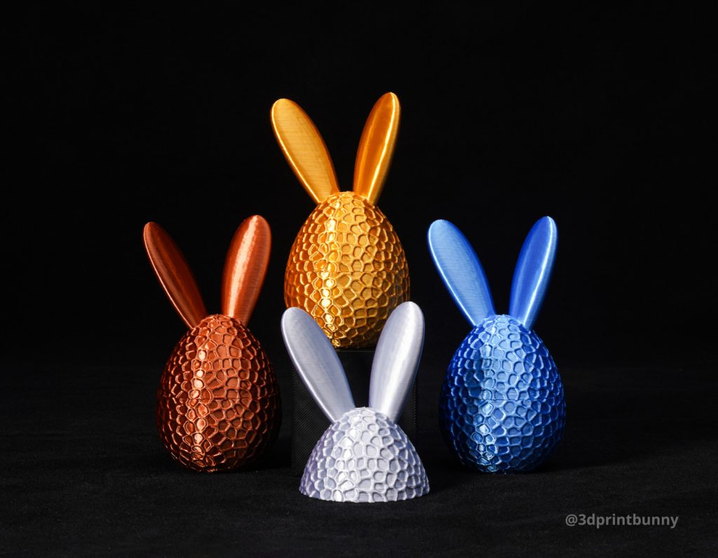 Bambu Lab PLA Silk Print Rabbit Egg